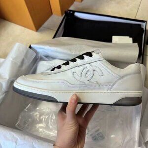 CHANEL (Chanel) 24P Leather Comfortable and Versatile Women's Casual Sneaker